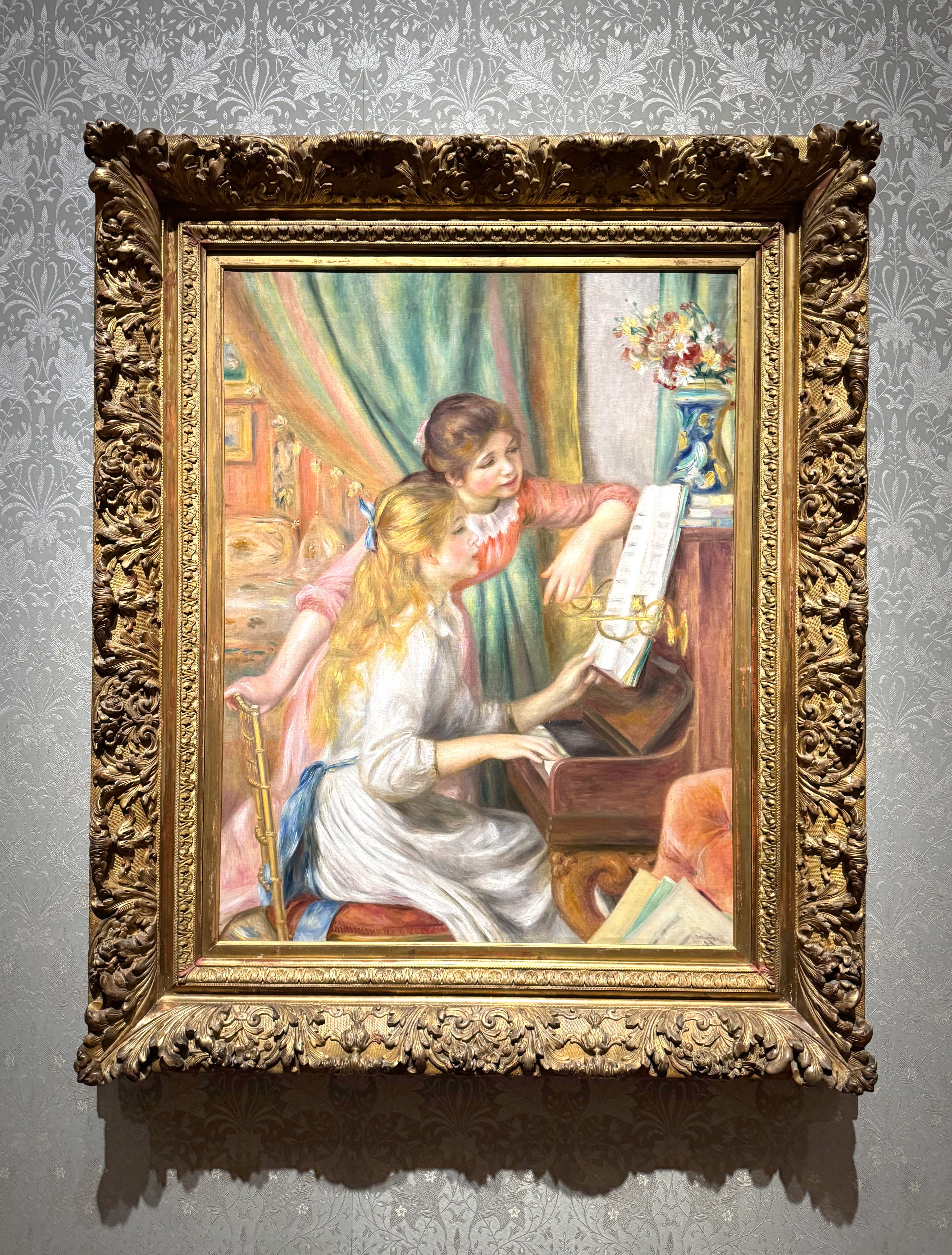 ルノワールのピアノを弾く少女たち・・・その音楽を想像してみる