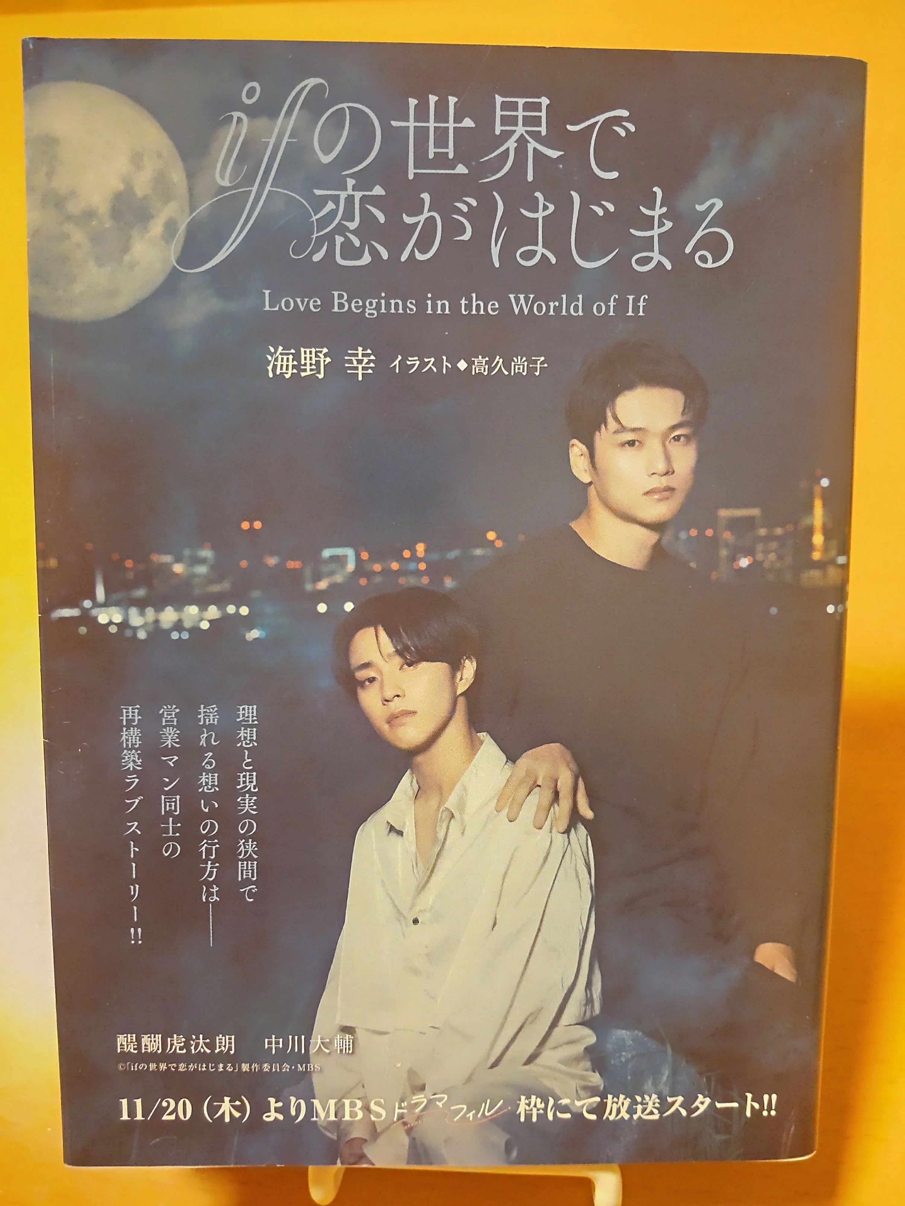 BLドラマ【ifの世界で恋が始まる】が好きすぎて小説買ってきた｜ぼたもち