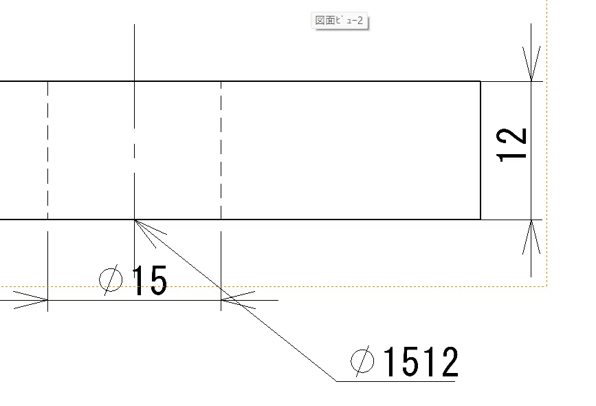 SW備忘録9「横から見た穴の寸法を入れる」solidworks｜ソリワお勉強中