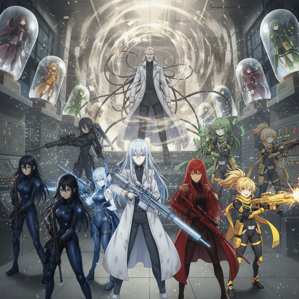 まとめ版】『クロスカラーウォーズ』 〜純白の裁き、東京の夜明け〜（全11話）【第零話、第一話～第十話】｜Workfine, image size:1024x1024