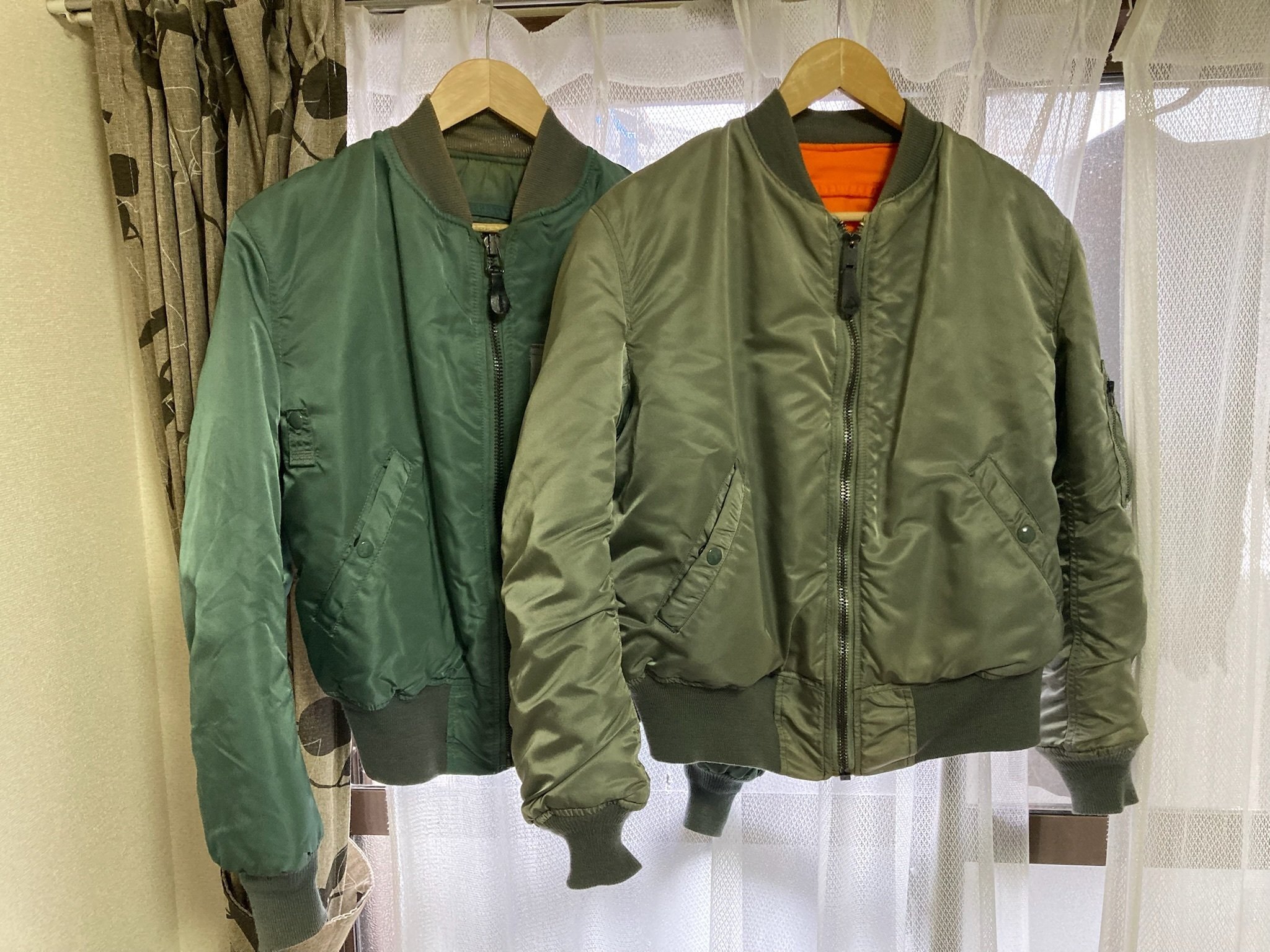 MA-1のサイズ選びで迷った記録「1968年復刻と90年代USA製を実寸で比較