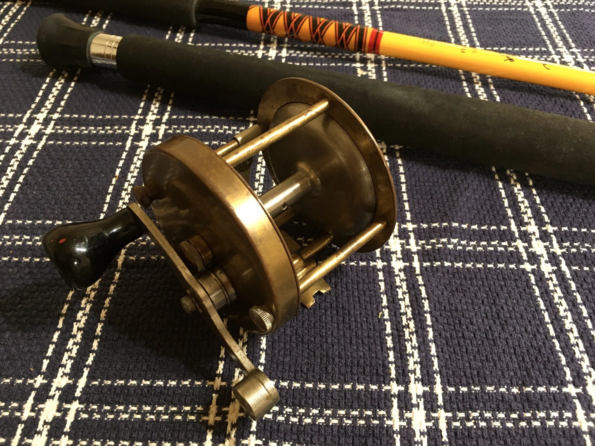 Old Fishing Tackle 009 The Spinning Brass Brothers ~ PONTIAC / TEMCO / SUMCO ~fish-BON-fire Old Fishing Tackle 009 The Spinning Brass Brothers ~ PONTIAC / TEMCO / SUMCO ~fish-BON-fire