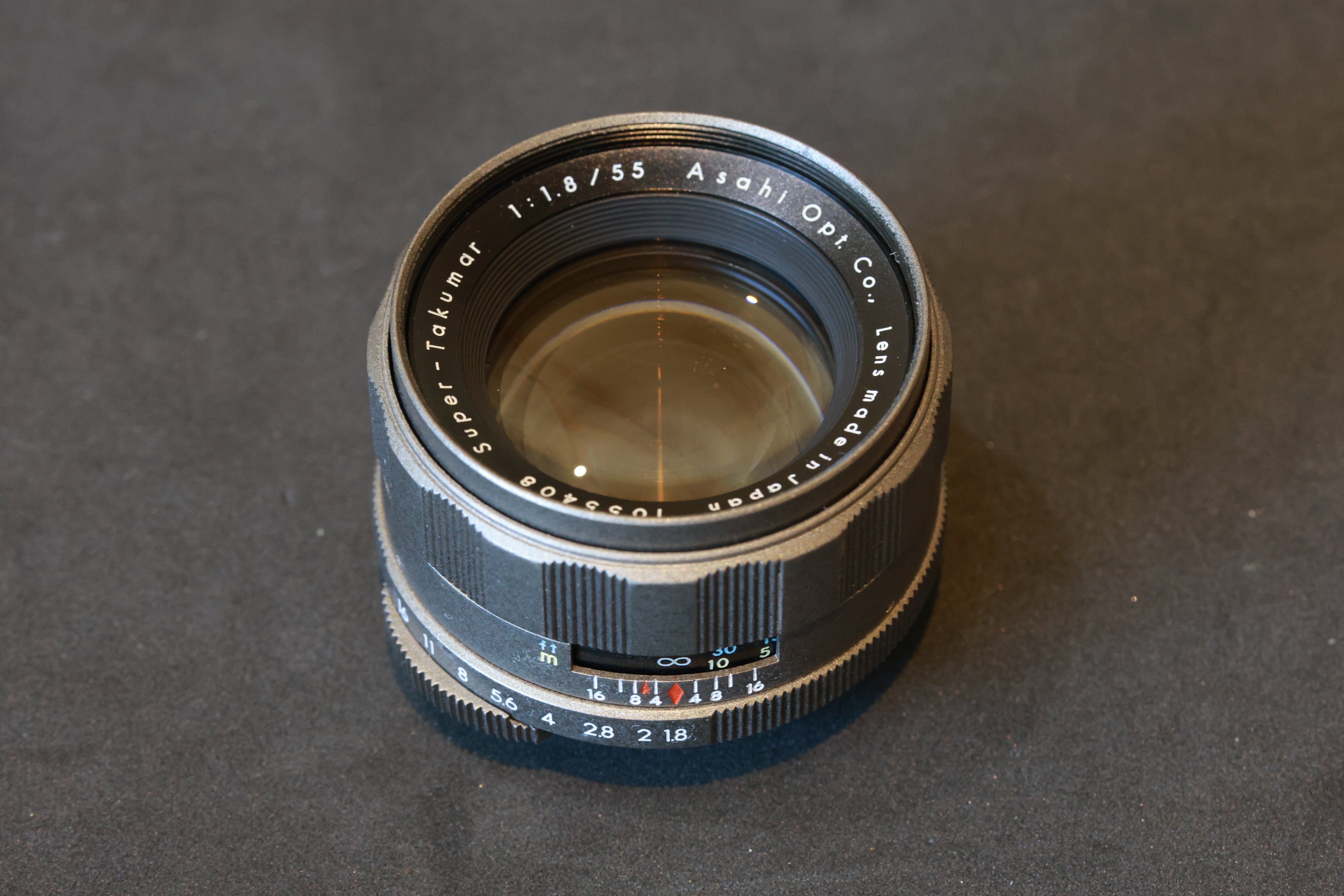 Super-Takumar 55mm F1.8 (前期) レストア・再塗装品 ヤフオク出品中