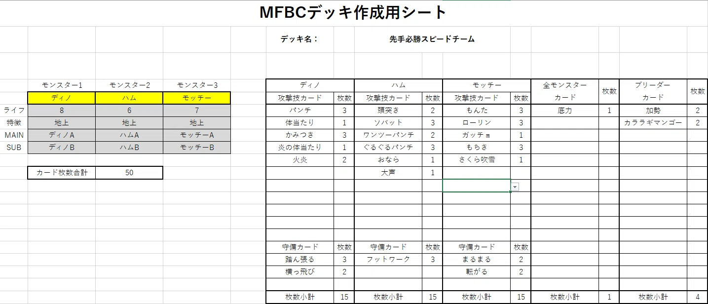 MFBC】スターターキットの戦い方｜もち