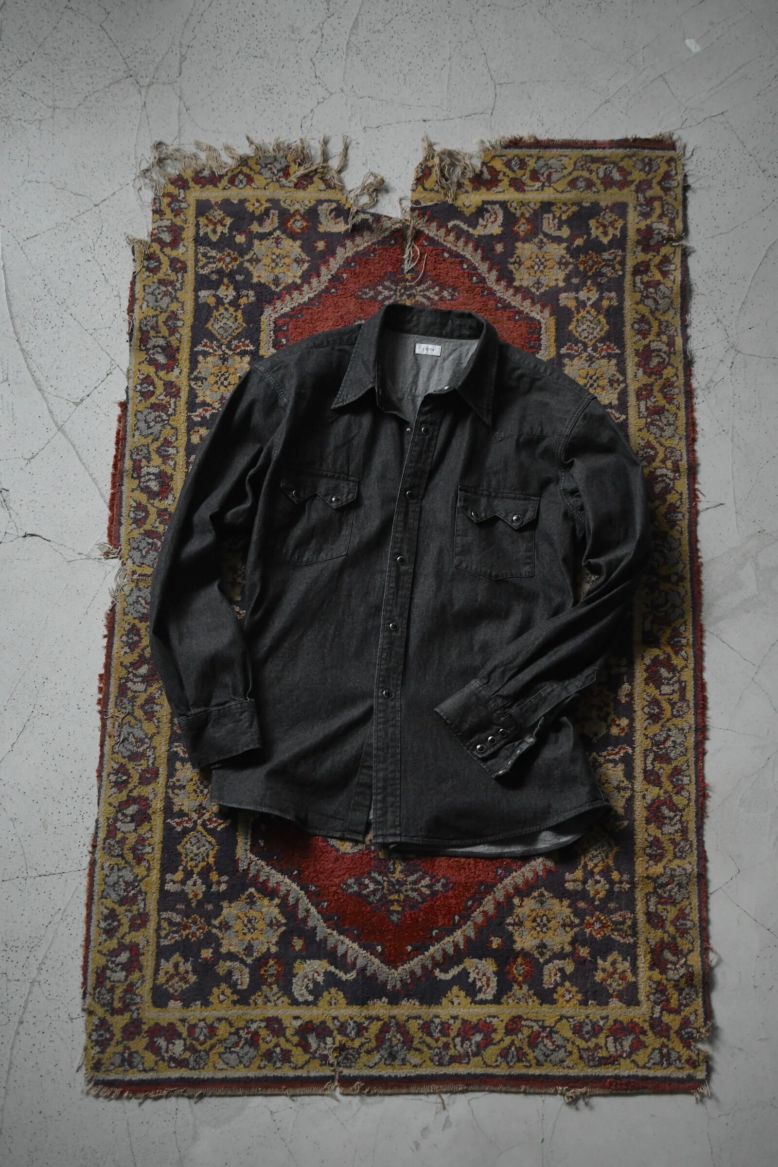 CIOTA 　Denim Western Shirt　サイズ6 別注 更なる可能性を求めて。 - CIOTA exclusive for nariwai ｜nariwai no