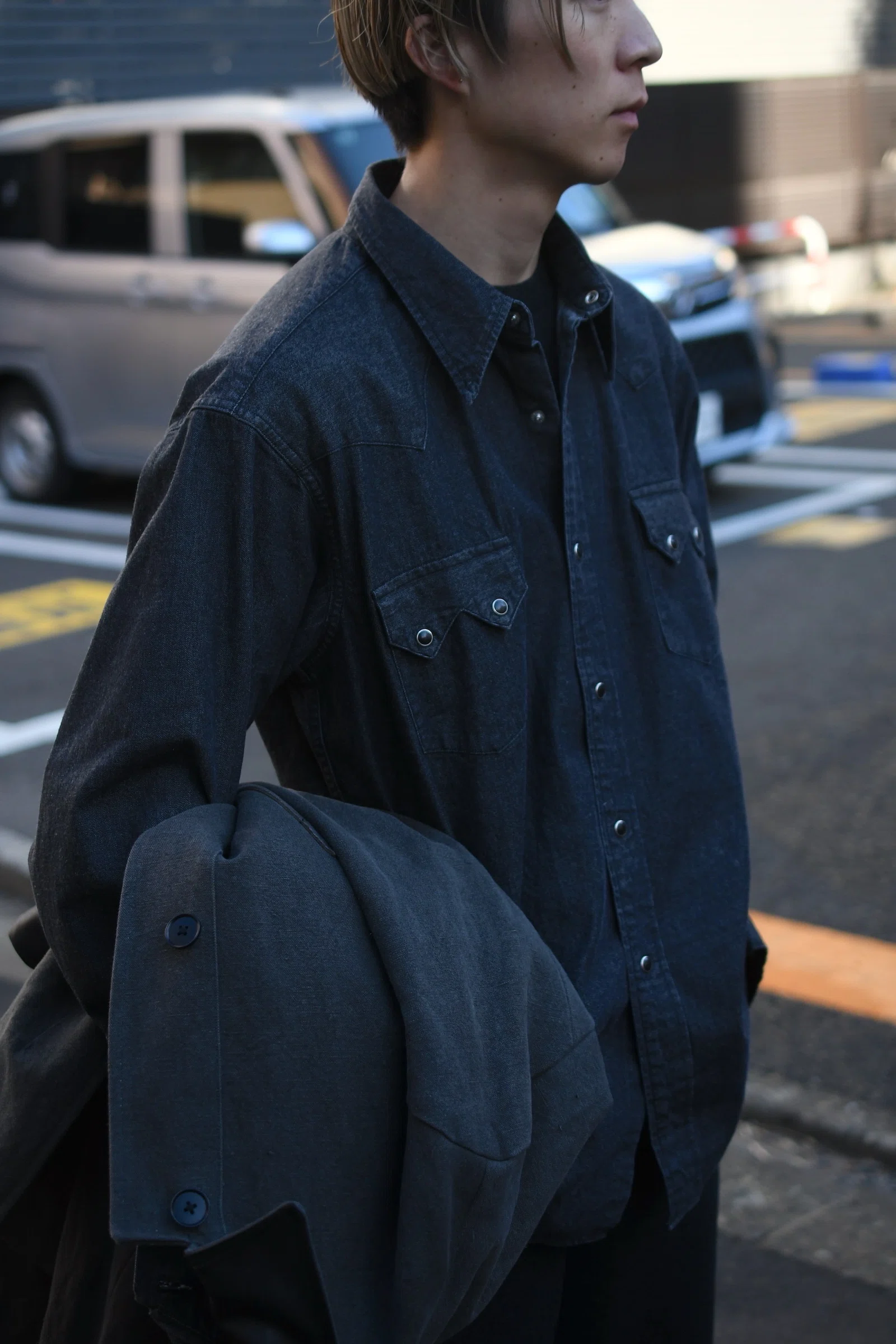 CIOTA 　Denim Western Shirt　サイズ6 別注 更なる可能性を求めて。 - CIOTA exclusive for nariwai ｜nariwai no