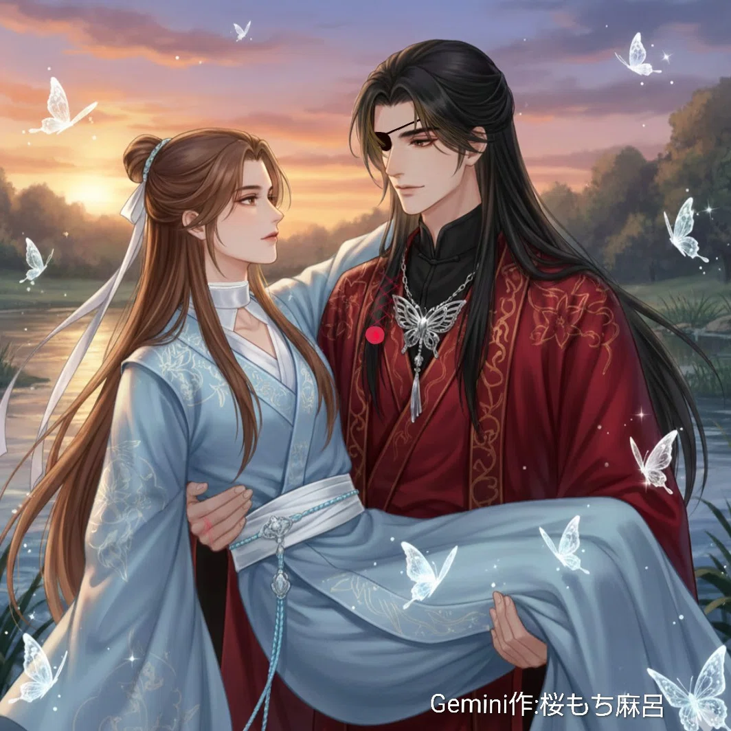 💭【天官賜福】3巻 謝憐『真っ赤な服で天界へ.‼️』そんな場面あっ