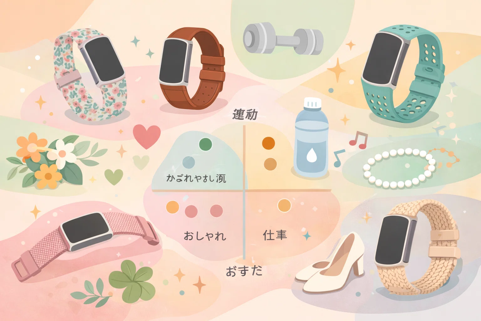 Fitbit Charge6バンドのおしゃれなバンドおすすめ特集【保存版】｜ままん