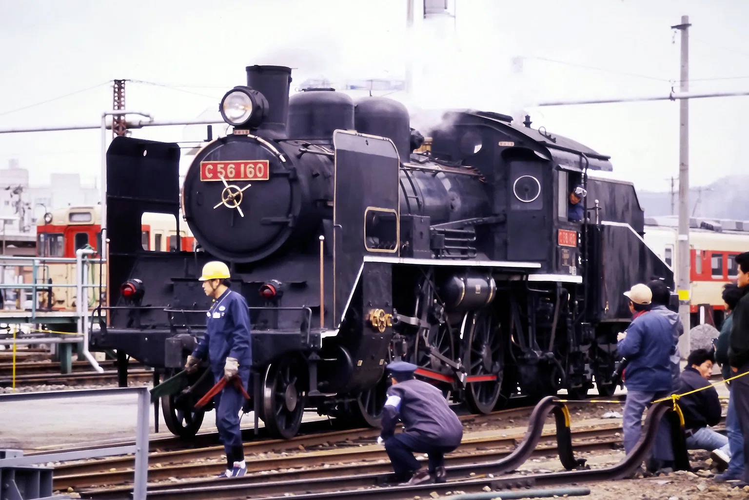鉄道グッズ JR西日本 七尾線 冬の北陸ときめき号バックル v079, 七尾線：冬の北陸 ときめき号 （1989年） 修正版｜ひろやん