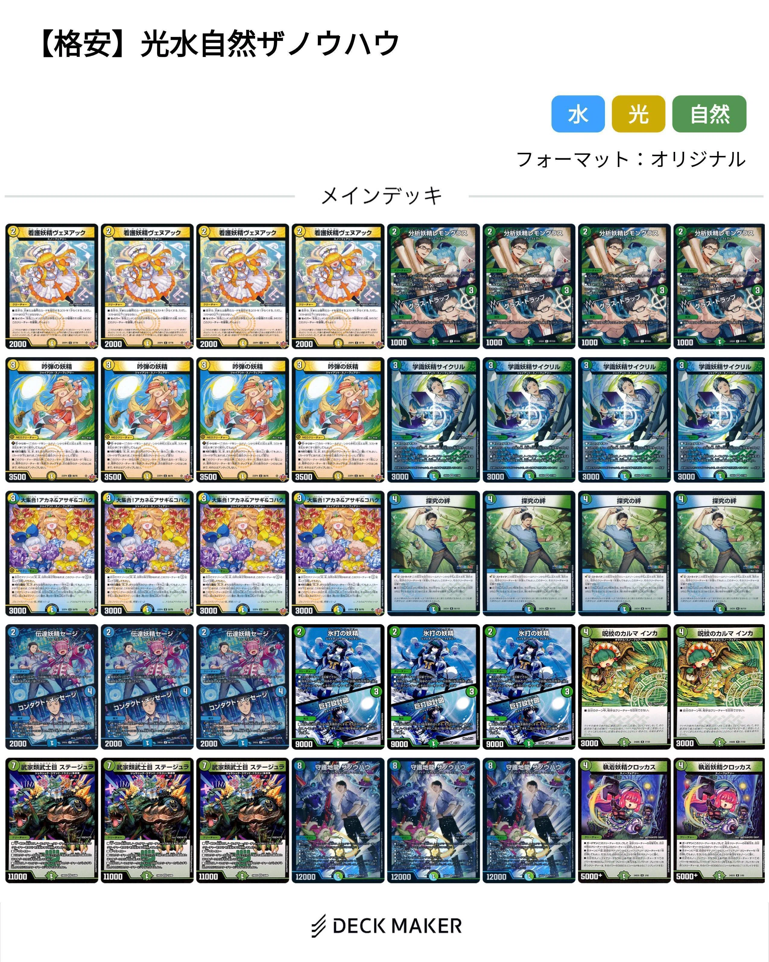 格安デュエマ研究所リスペクト】4685円でスノーフェアリーを探究せよ