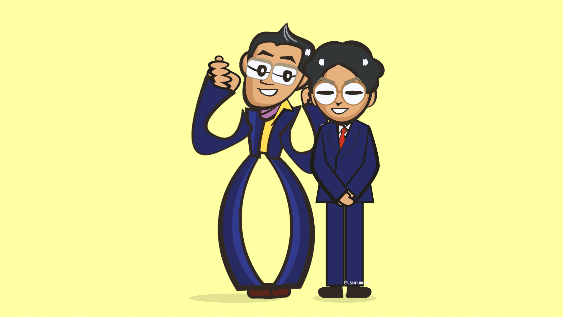 M-1グランプリ2025ファイナリストの似顔絵｜TSURUMI32(つるみ32)