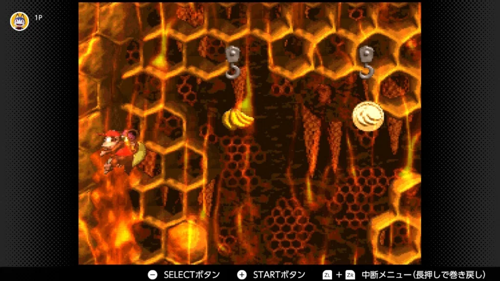 スーパードンキーコング2 ボーナス＆DKコイン攻略 ワールド4 はちみつ