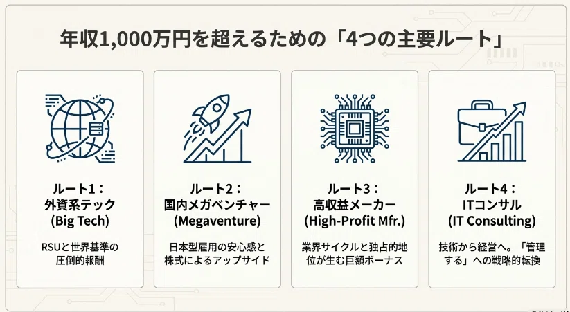 年収1,000万円は「通過点」。30代エンジニアが市場の二極化を勝ち抜く4