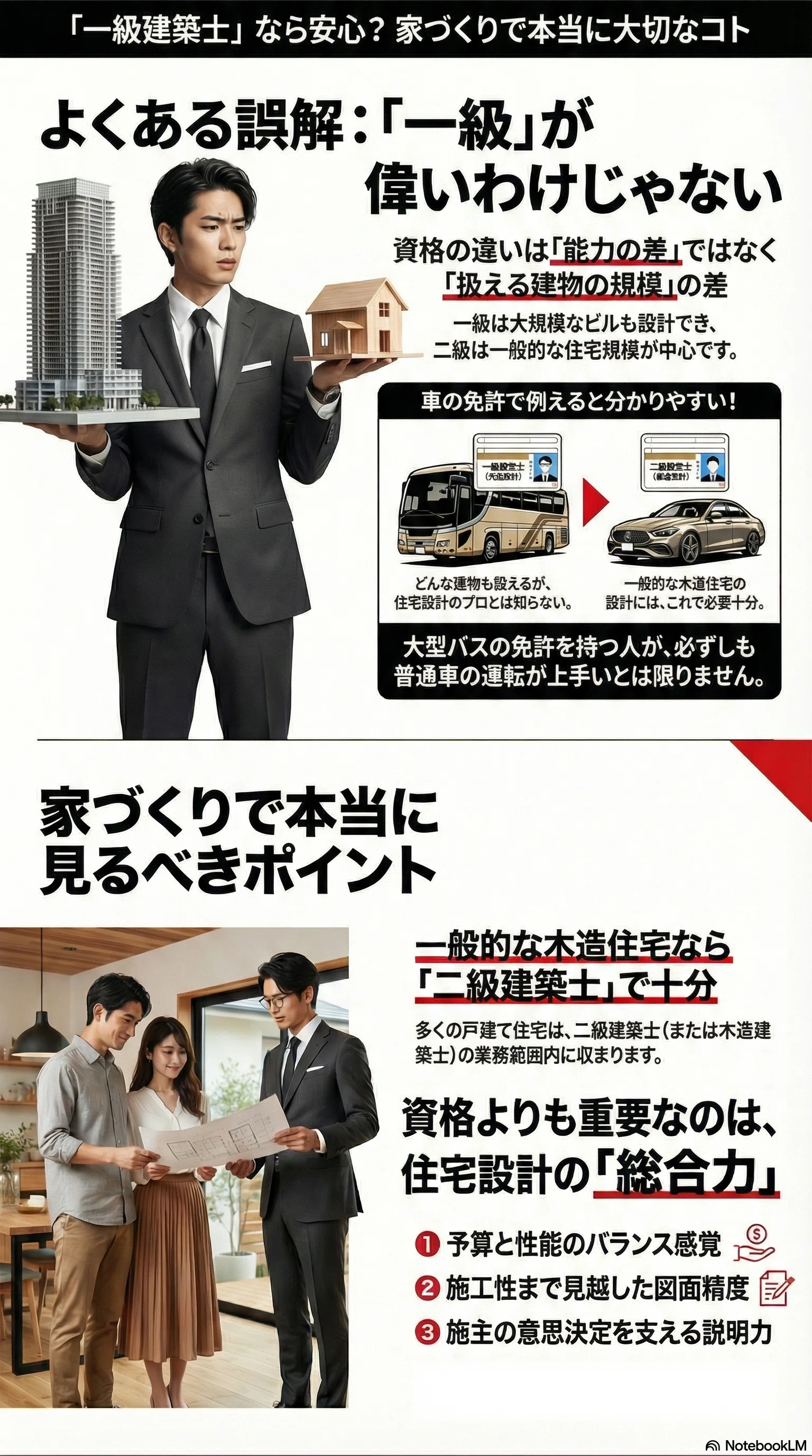 一級 建築 士 と 二 級 建築 士 の 違い