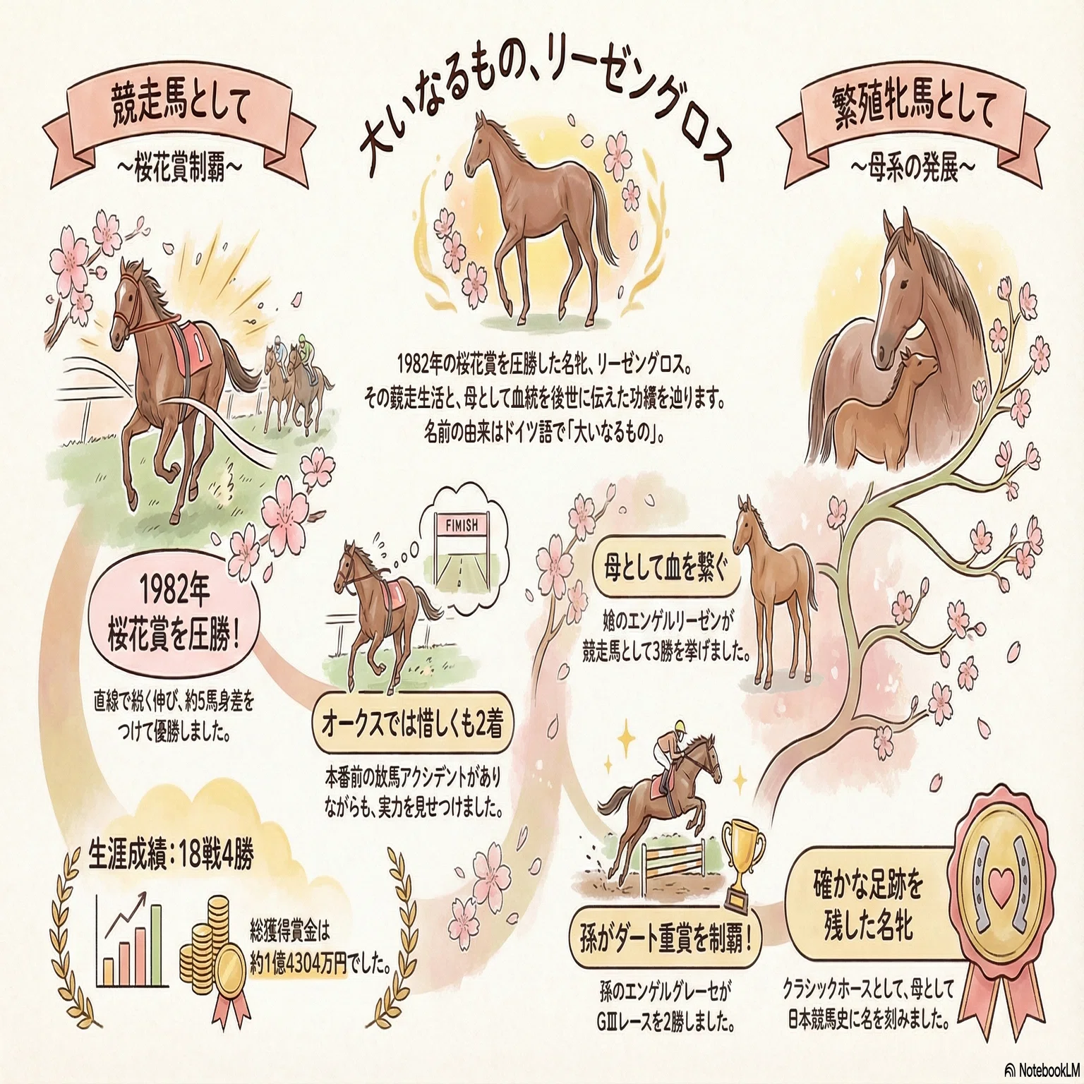 リーゼングロス ―「大いなるもの」と名付けられた桜花賞馬の真実