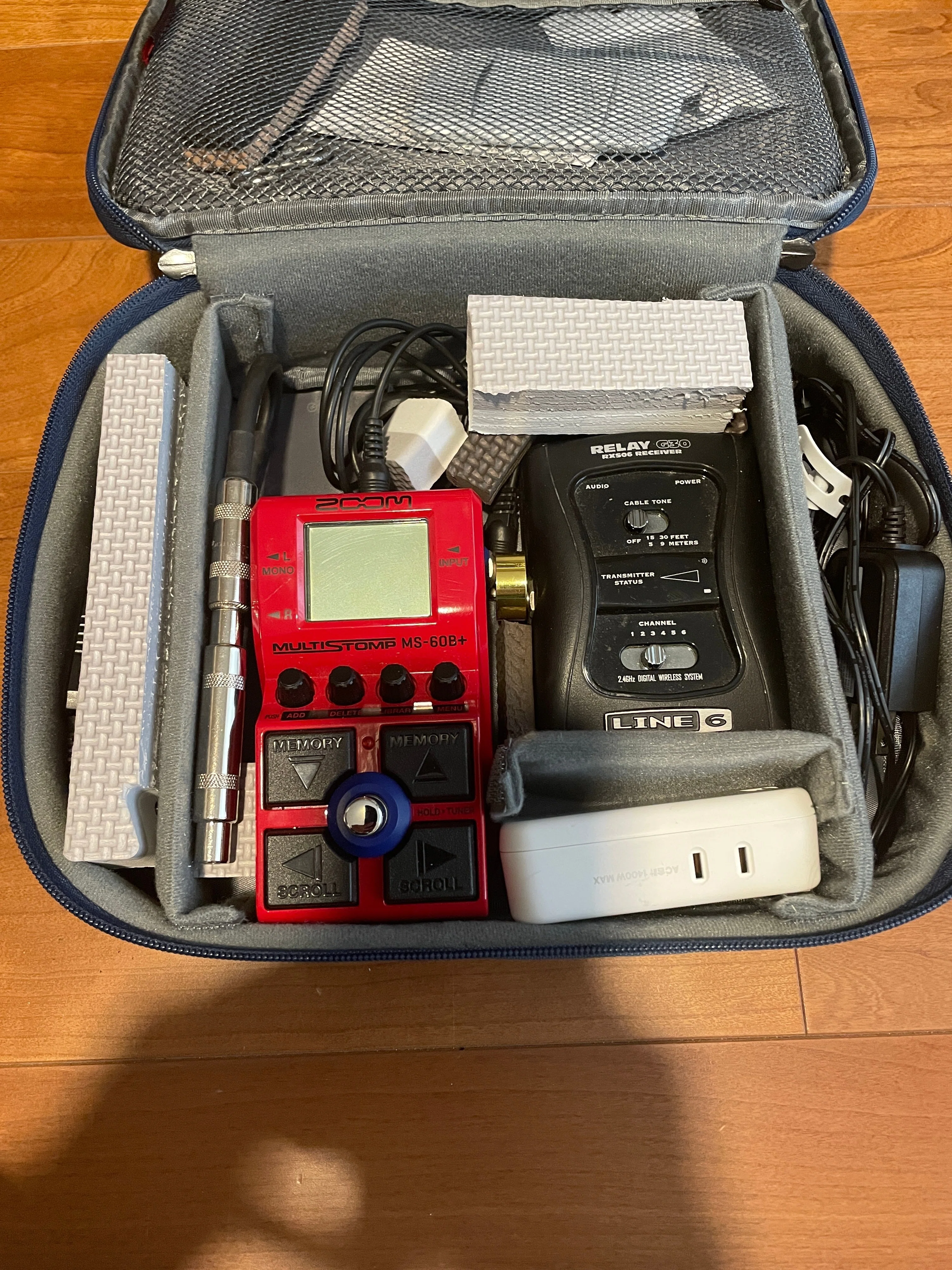 楽器】ZOOMマルチエフェクタのケーブルアクセス改善方法【B2four】【MS