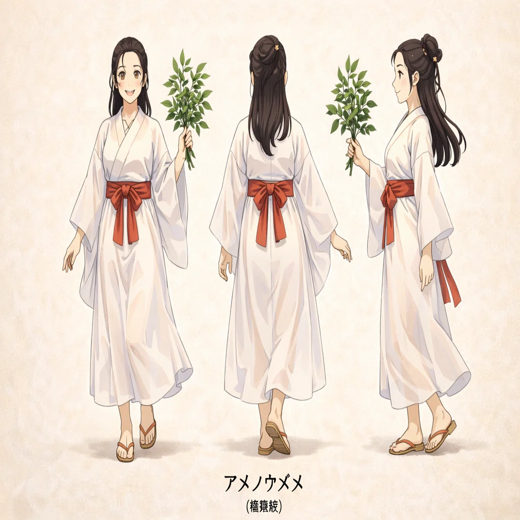 AIイラスト日本神話｜キャラクター設定集と学んだこと｜ほぼ63世ヤマト