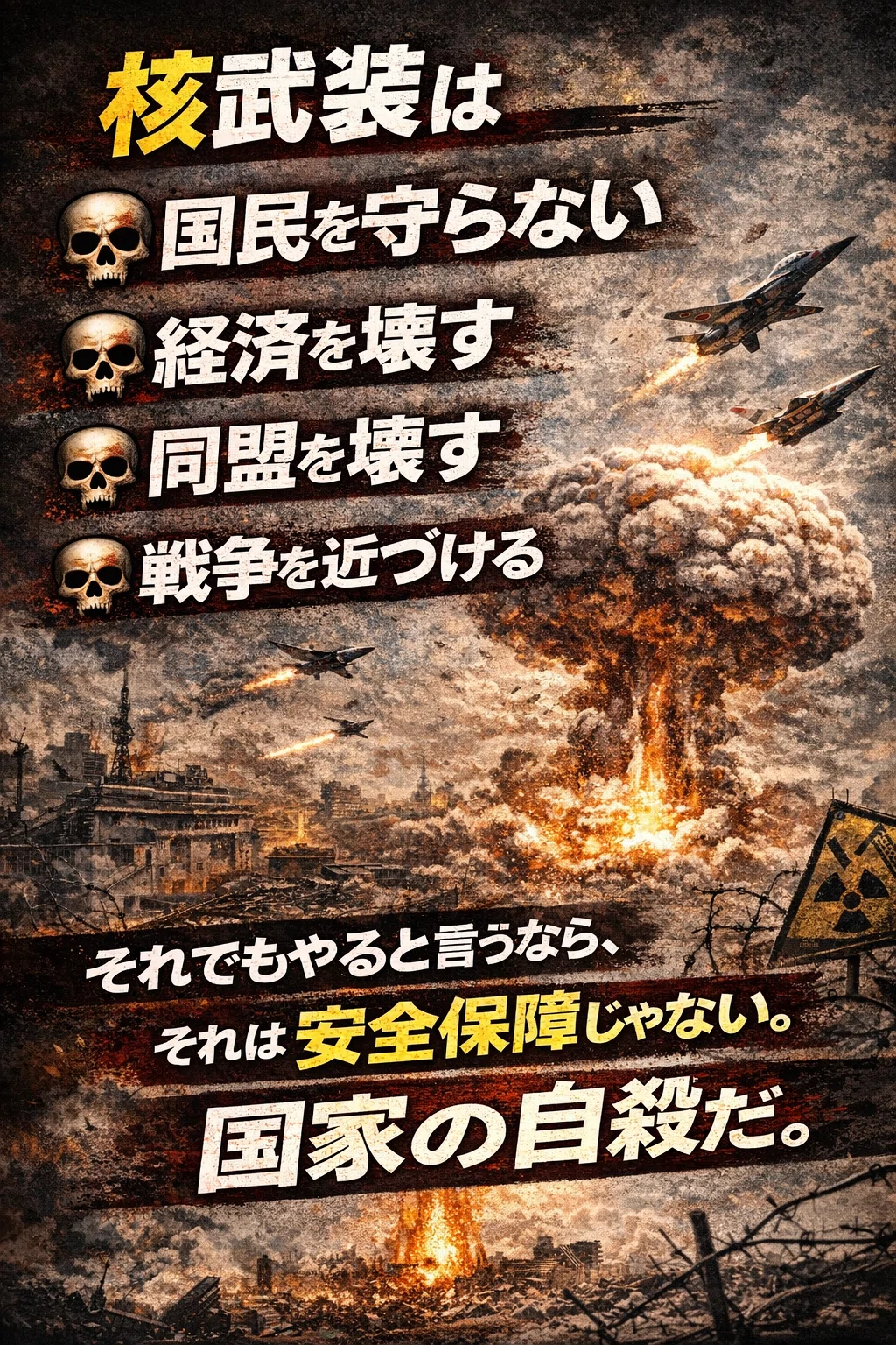 核武装を理性的に否定してみる。|シャドーコスモス