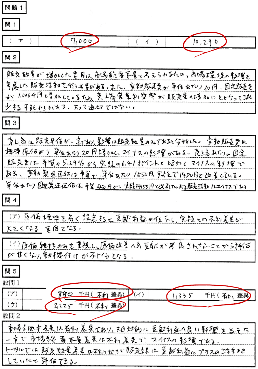 偏差値54.99でカツ！令和7年度公認会計士試験論文式開示答案R7①短答式