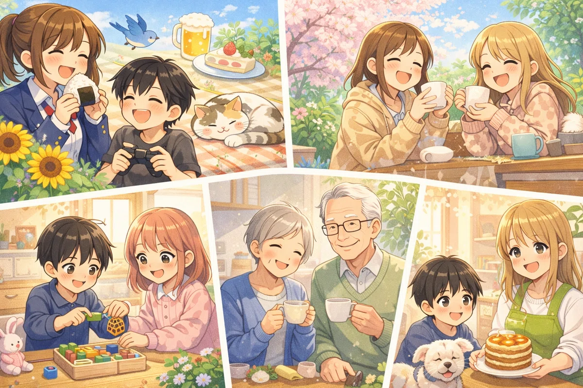 ほのぼの派へ｜心がほどける日常系