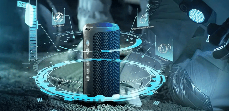 まるでライブ会場】2,000円台で手に入れた「光る防水スピーカー」が