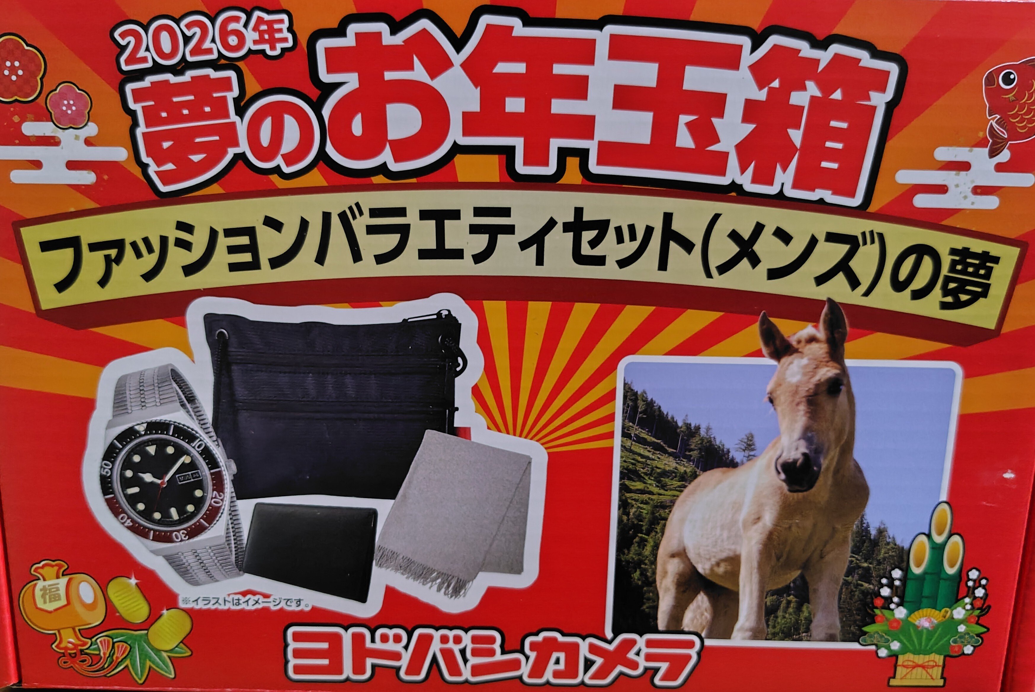 ヨドバシ　福袋　メンズ　ファッションバラエティ ヨドバシカメラ2026福袋 ファッションバラエティセット（メンズ）の夢