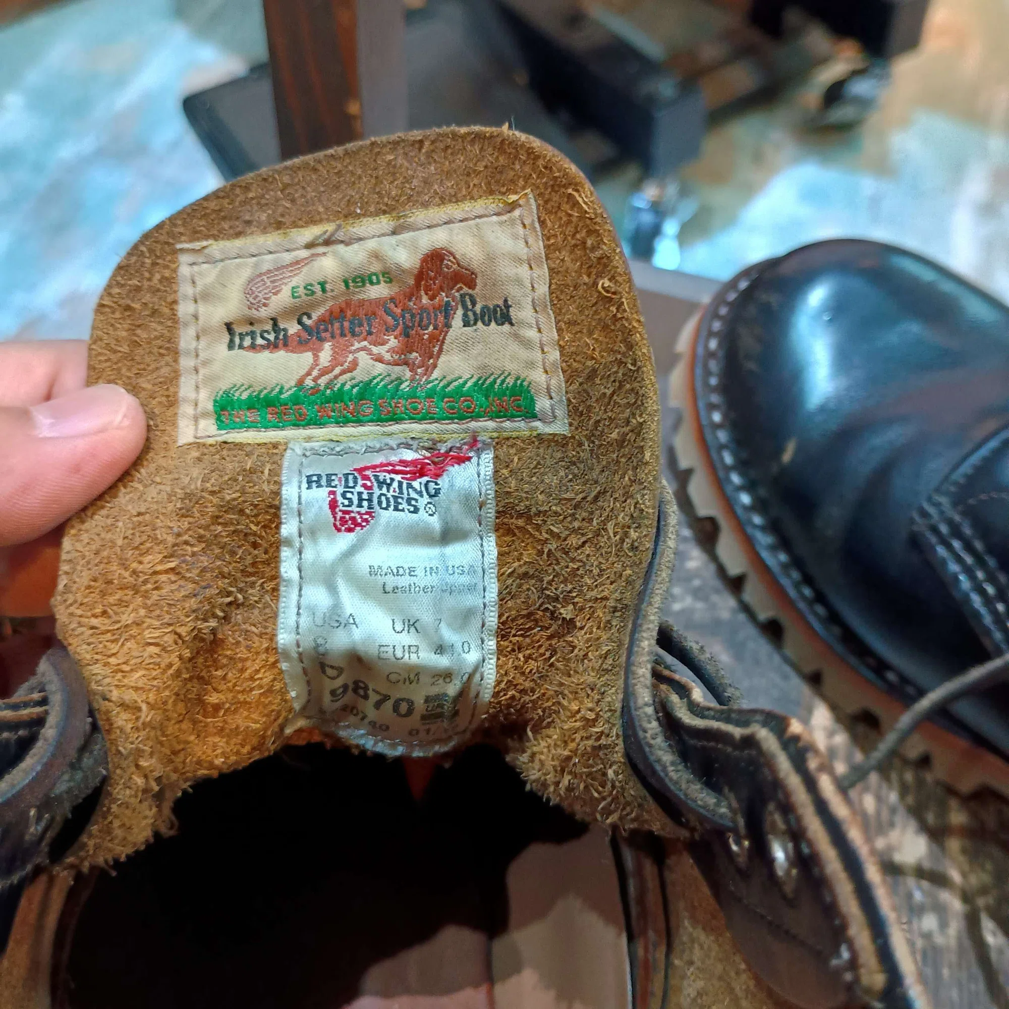 Resole/ソールカスタム】Red Wing#9870+vibram#100 Honey｜CREA Repair 