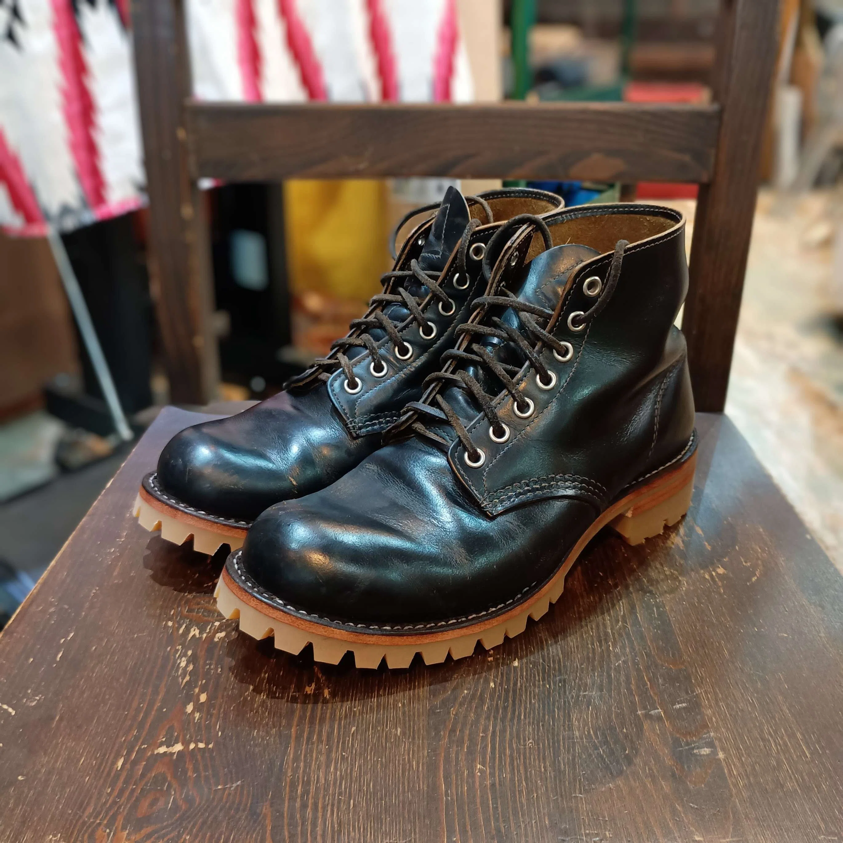 Resole/ソールカスタム】Red Wing#9870+vibram#100 Honey｜CREA Repair