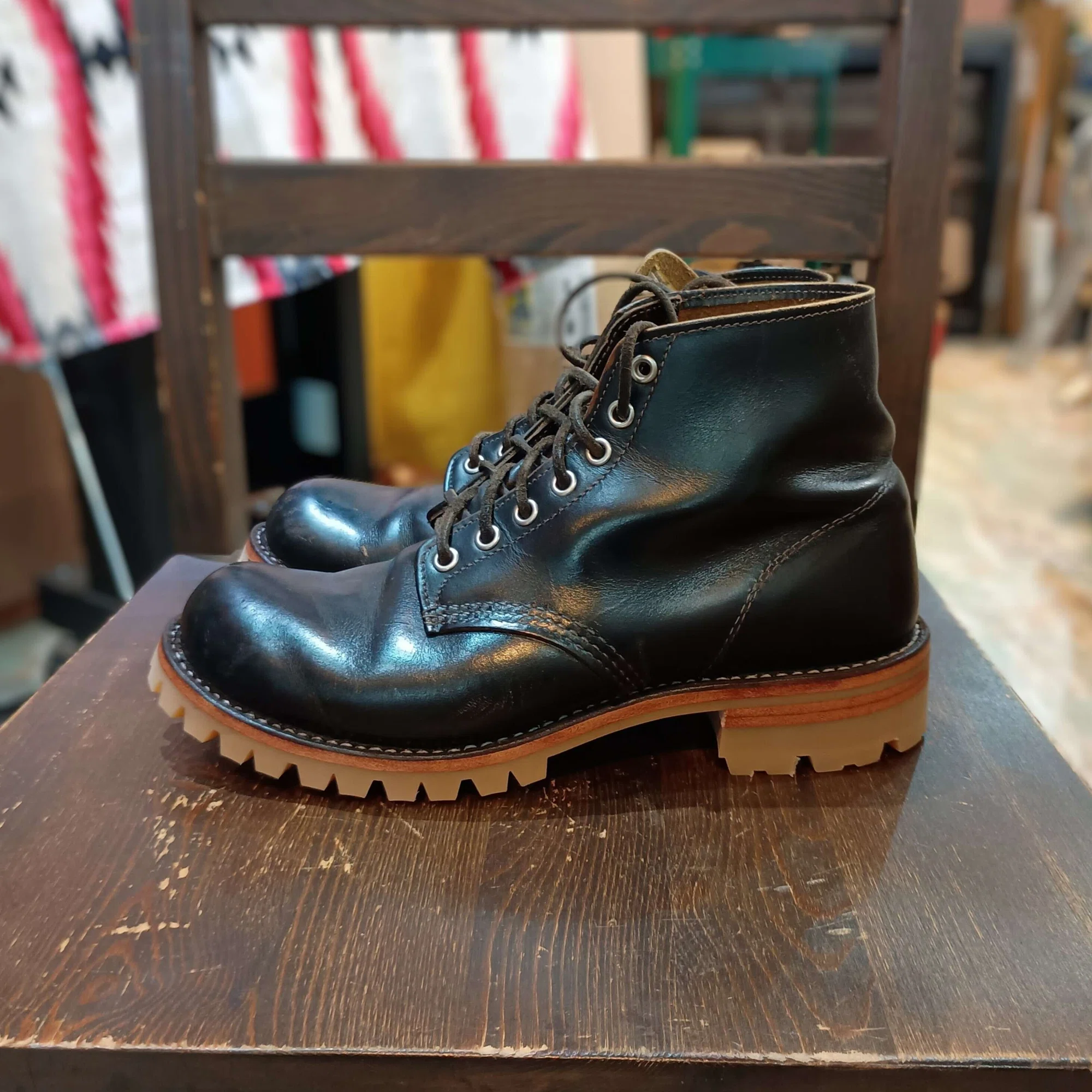 Resole/ソールカスタム】Red Wing#9870+vibram#100 Honey｜CREA Repair 