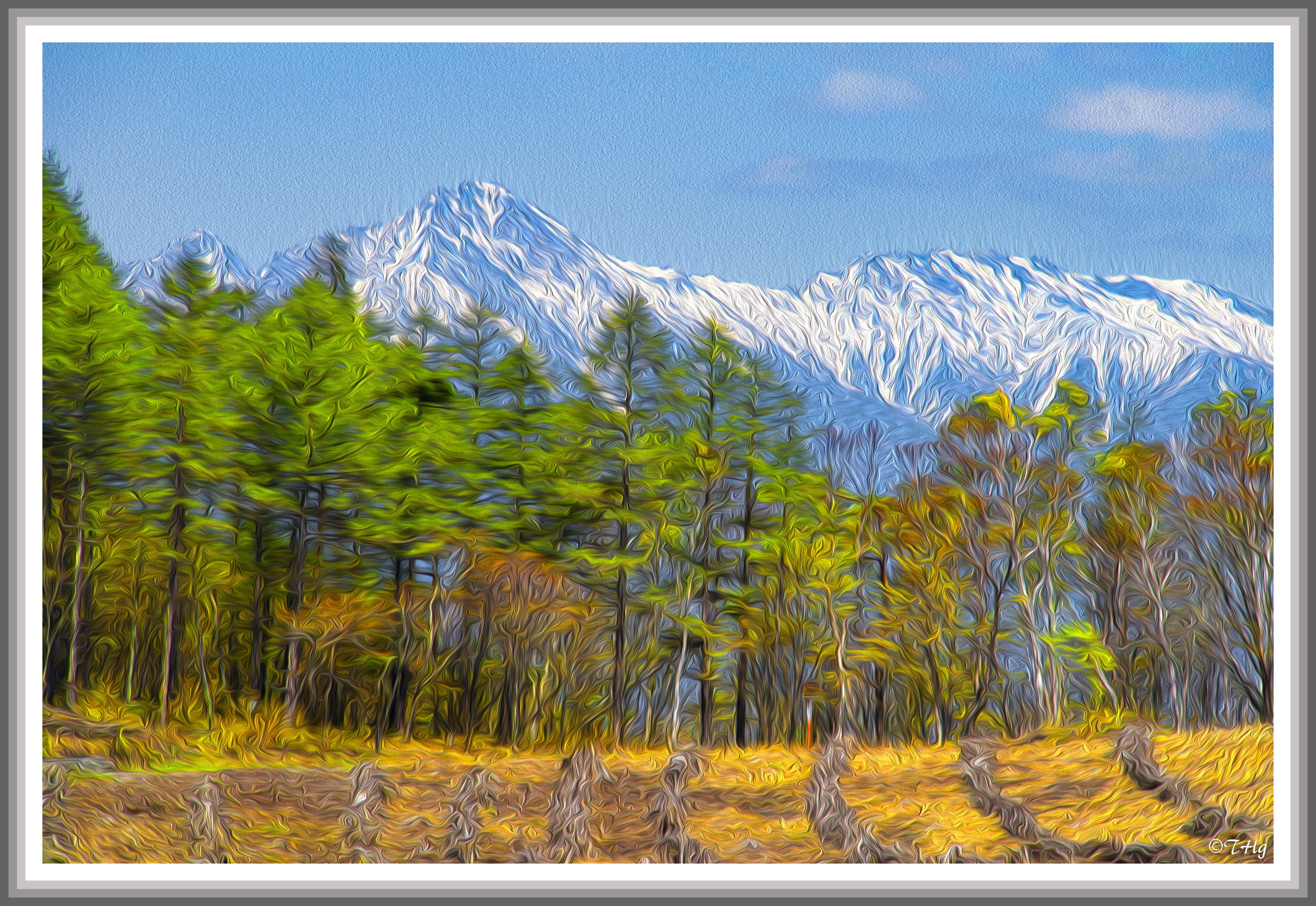 油絵　　八ヶ岳 楽天市場】絵画（油絵） 八ヶ岳 （山口新平） 送料無料 【海・山