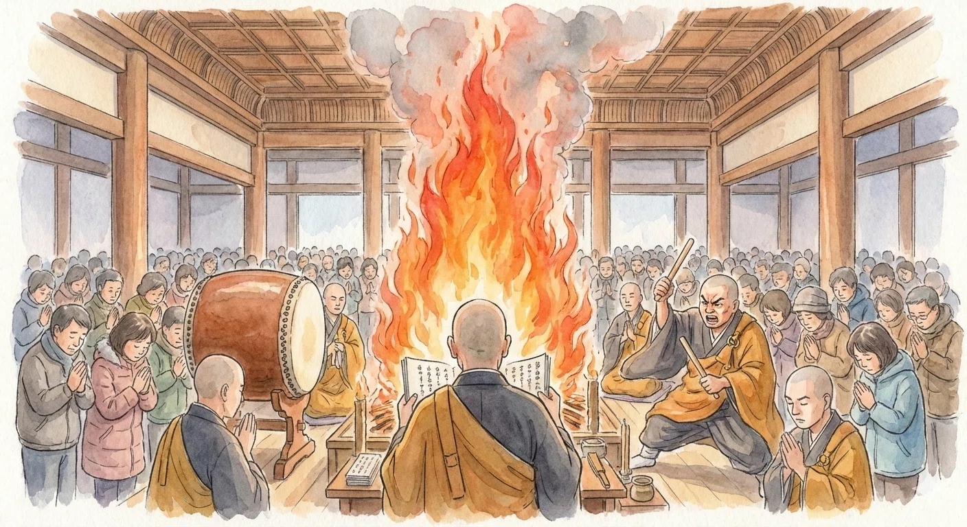 年の瀬の成田山新勝寺にて 去り行く令和七年に想いを馳せる｜ふうた