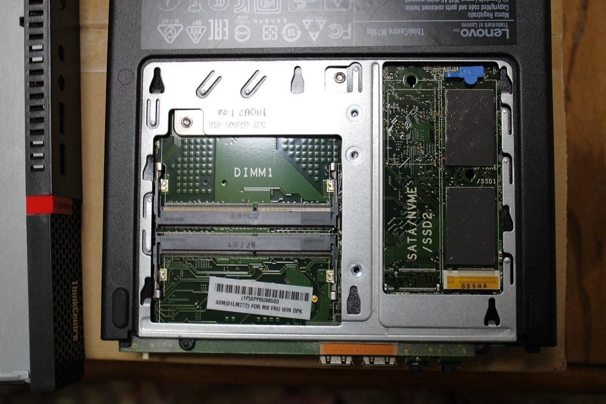 ThinkCentre M710q Tiny というのを購入してしまった｜おおたのいしい