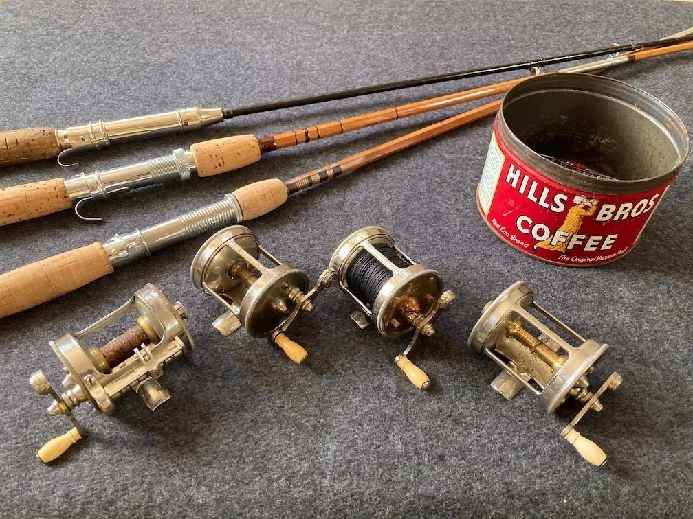🎣 Old Fishing Tackle 017 Advanced Bar Stock Reels ~ A.F.