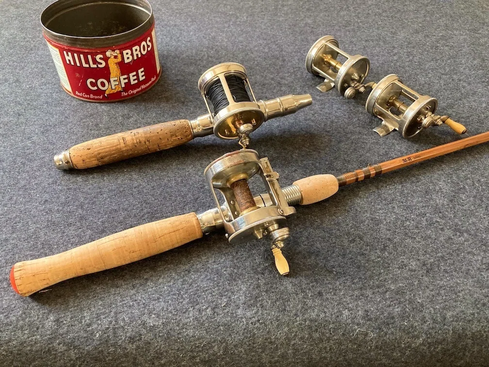 🎣 Old Fishing Tackle 017 Advanced Bar Stock Reels ~ A.F.