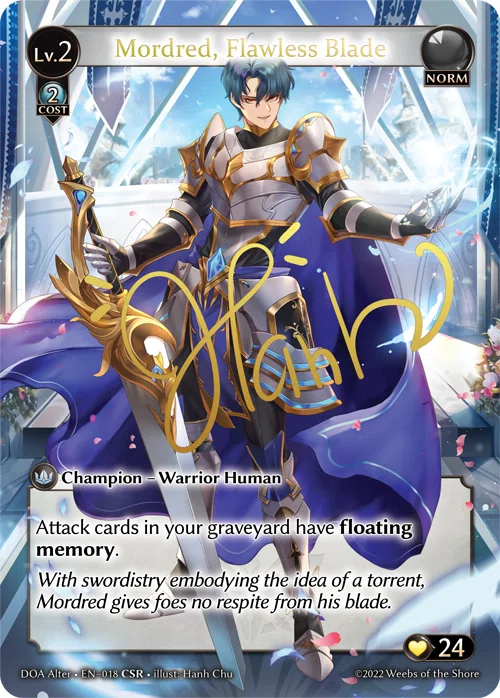 Grand Archive】 Mordred Re:Collection 発売決定おめでとう!｜ぐら