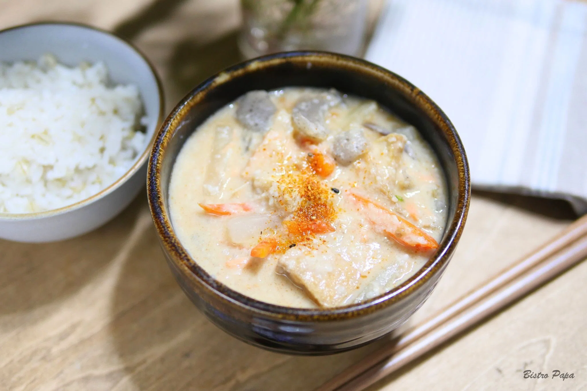 Year-end: Making 'Kasu-jiru' (Sake Lees Soup) with fresh sake lees