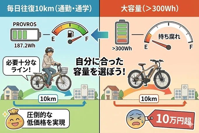 計算で比較】PROVROS(プロブロス) 電動アシスト自転車は買いか 