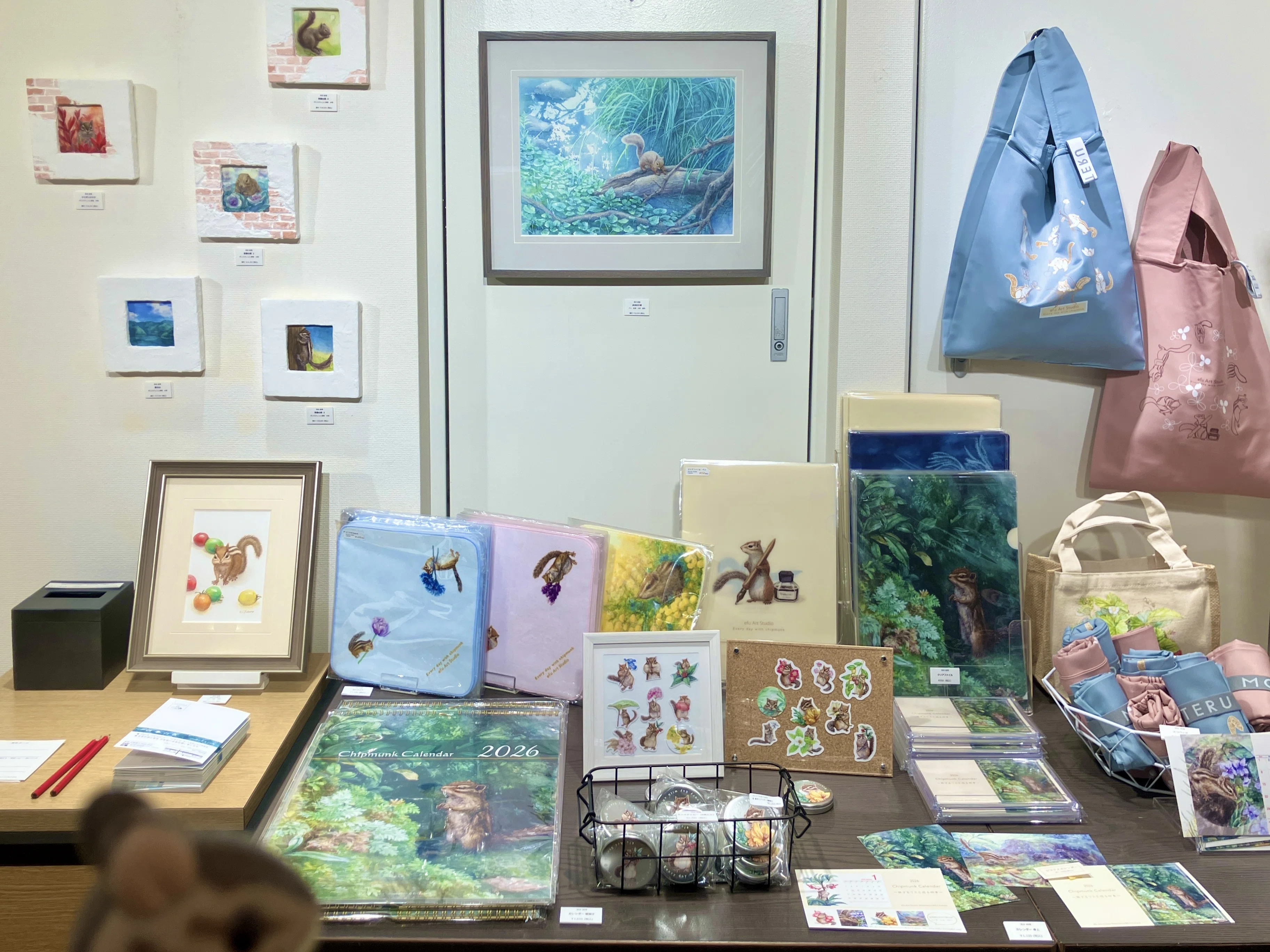 展覧会】銀座 伊東屋にて毎年恒例 深田絵理個展「四季の色」12/31まで