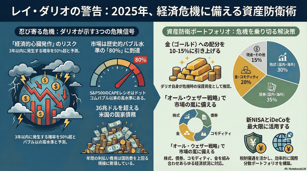 AIに聞く：中学生でも分かるようにレイ・ダリオの警告とお金の守り方を教えて貰った｜shogaku