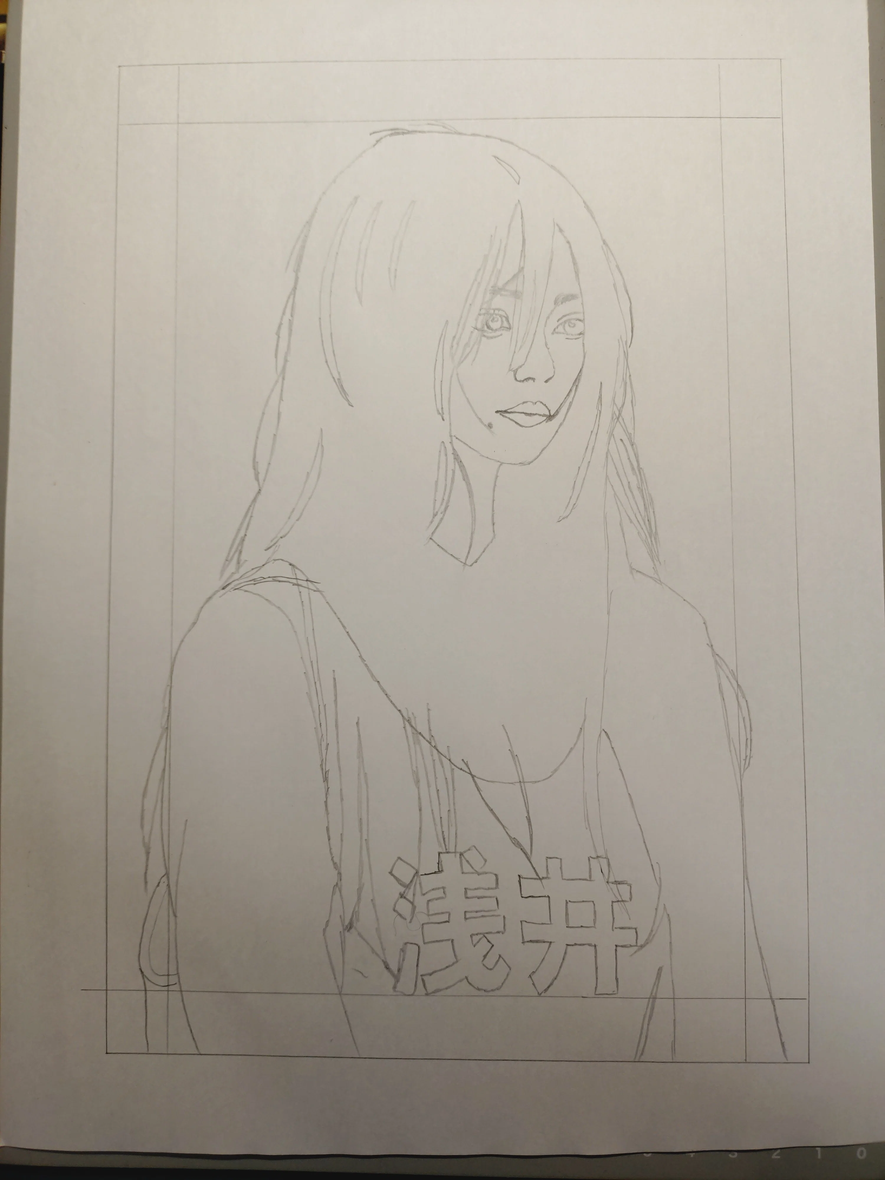 美人画切り絵　B4サイズ プッシュカラー 切り絵 B4判 24色セット 【 プッシュステンド 貼り絵