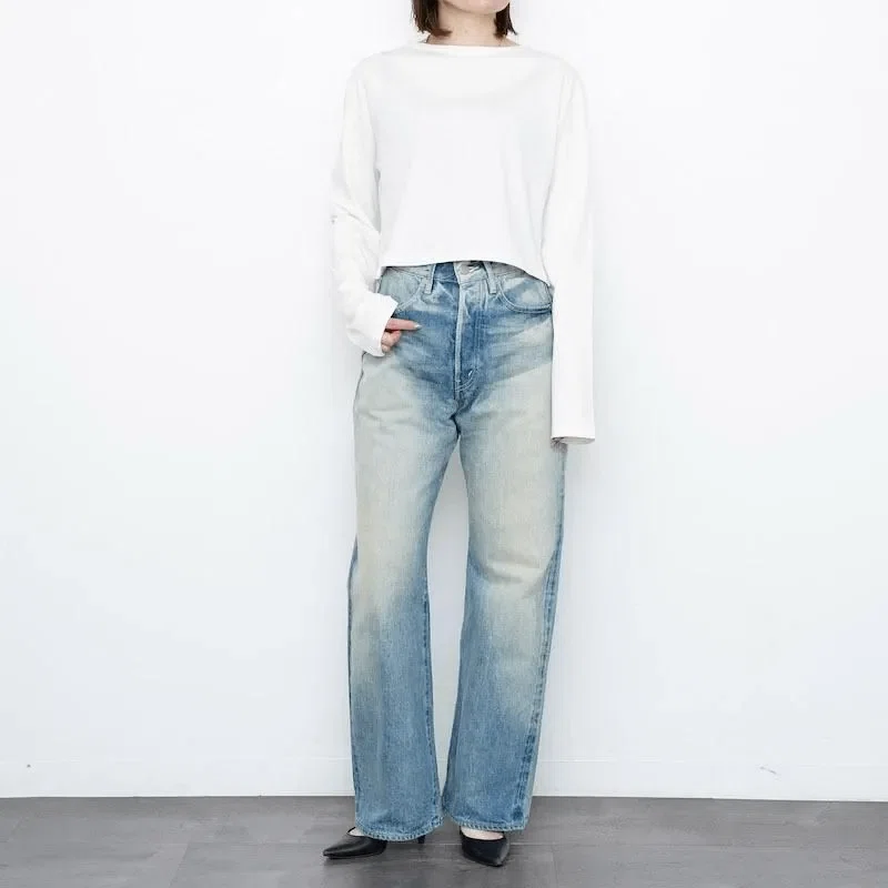 AURALEE】26SSスタートHIGH GAUGE COTTON JERSEY BOAT NECK L/S