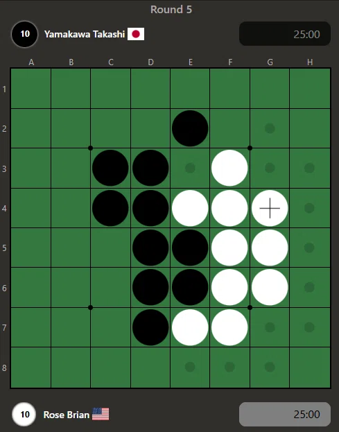 2025年オセロ世界選手権参戦記④（予選4-5回戦）｜りばー