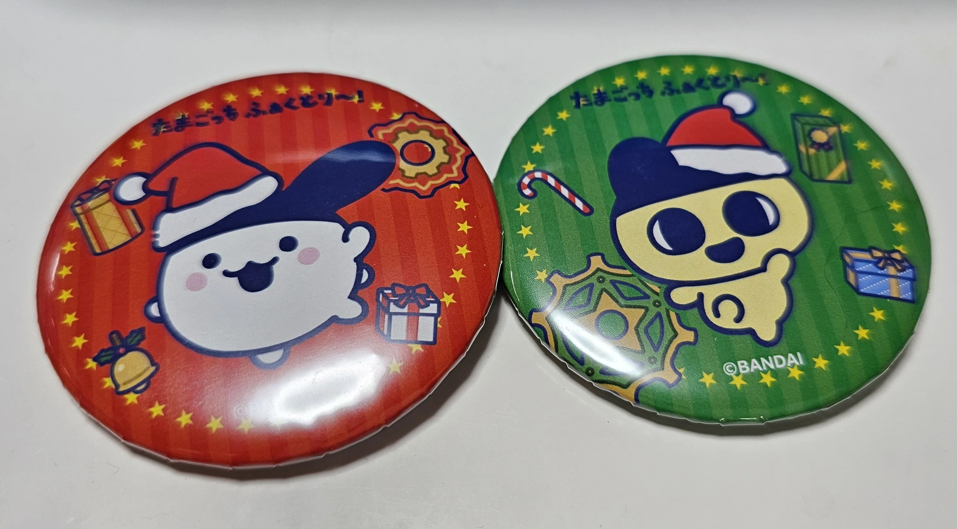 お正月ver缶バッジ作ってきた】12/29にたまごっちふぁくとり～にまた
