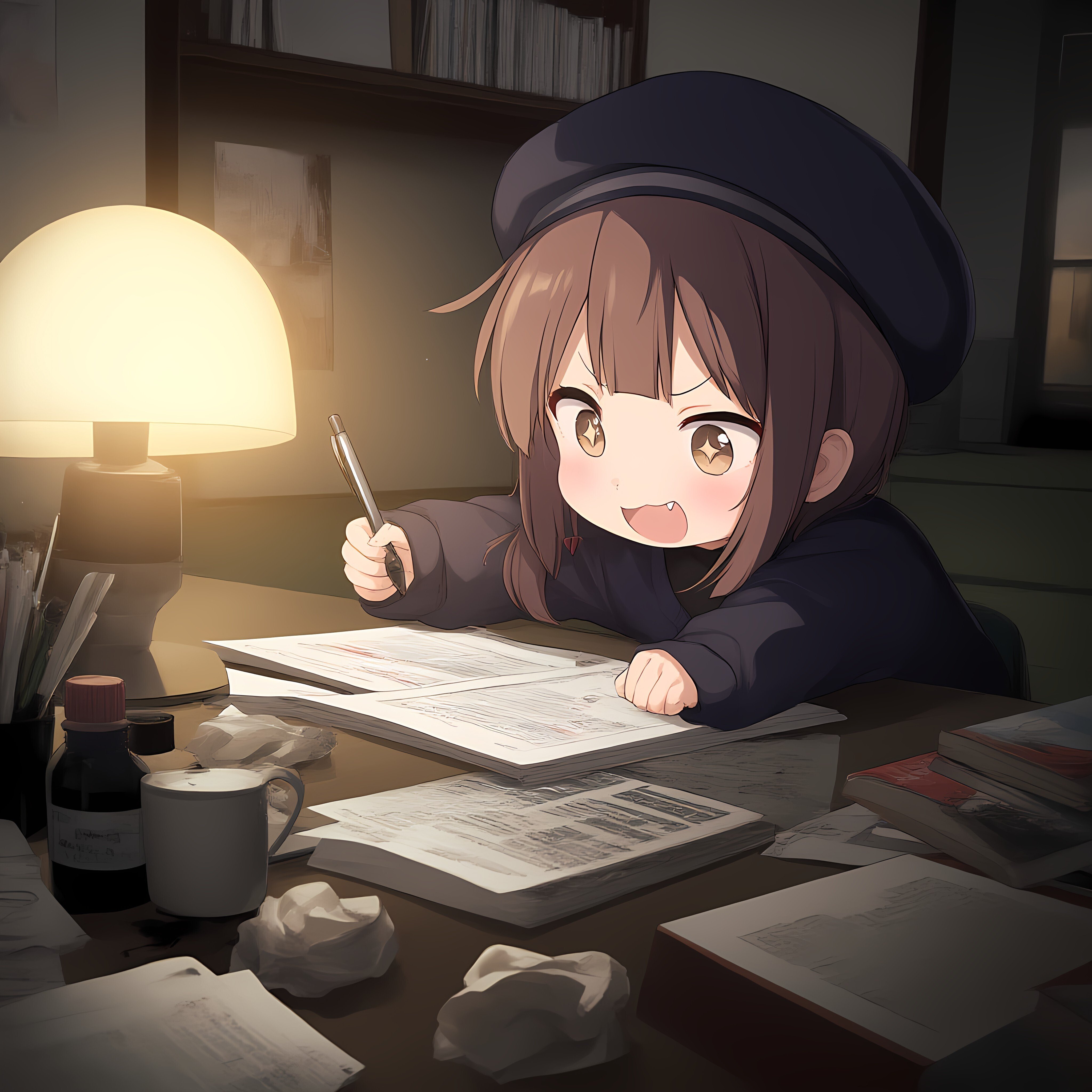 本日のイラスト（2025.12.30）｜ゆりね・ぴにゃこらーだ