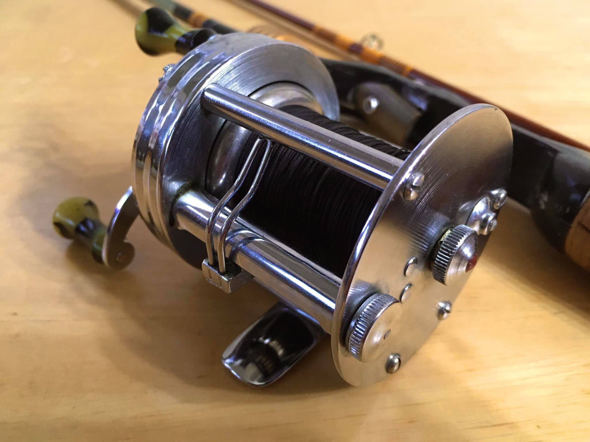 🎣オールドフィッシングタックル018 レベルワインドの夜明け