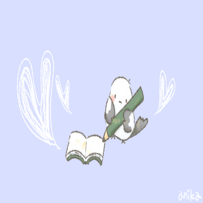 シマエナガちゃん見出しイラスト2｜煌星アニカ