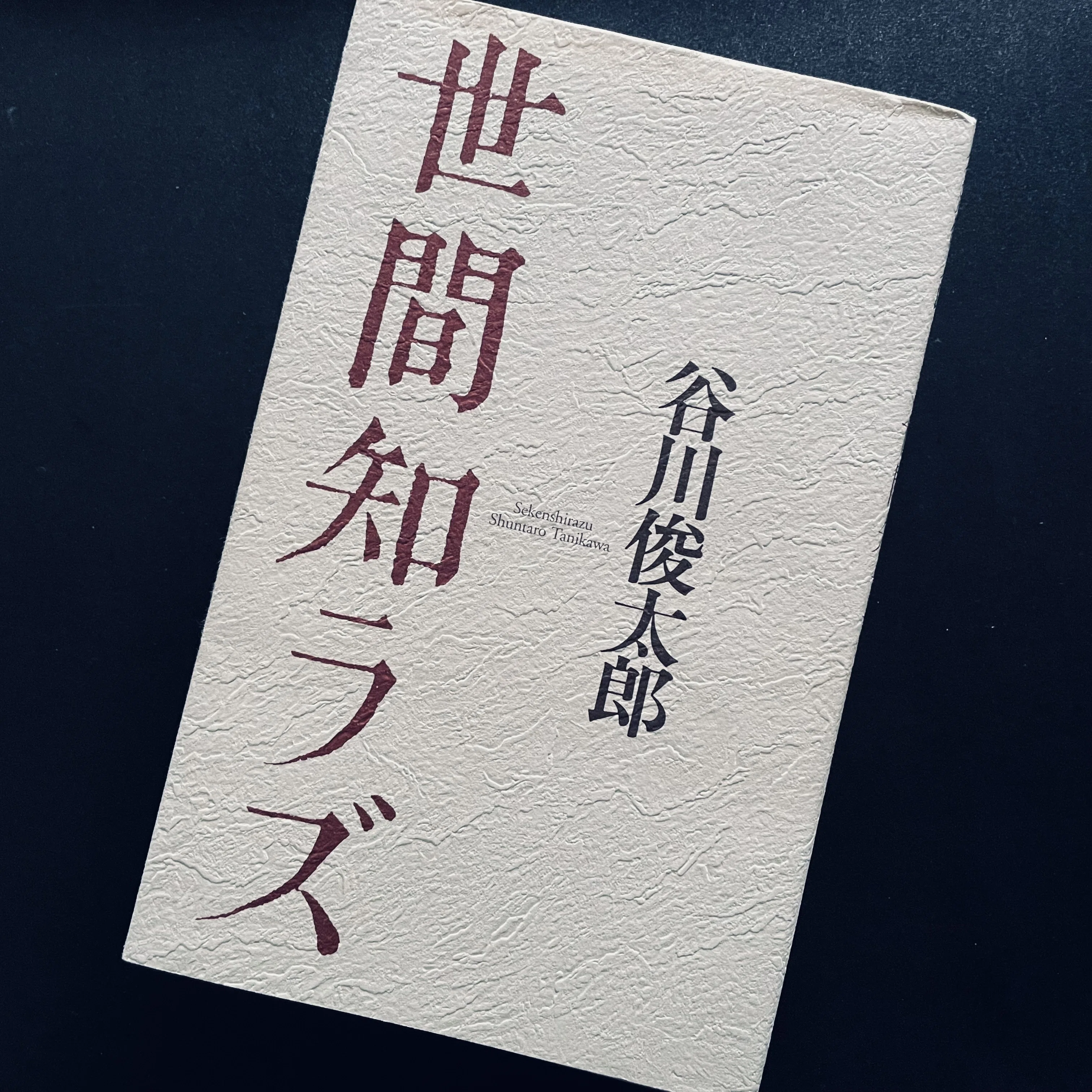 世間知ラズ ⁄ 谷川俊太郎 [16799] | 書肆田高 powered by BASE 世間知ラズ