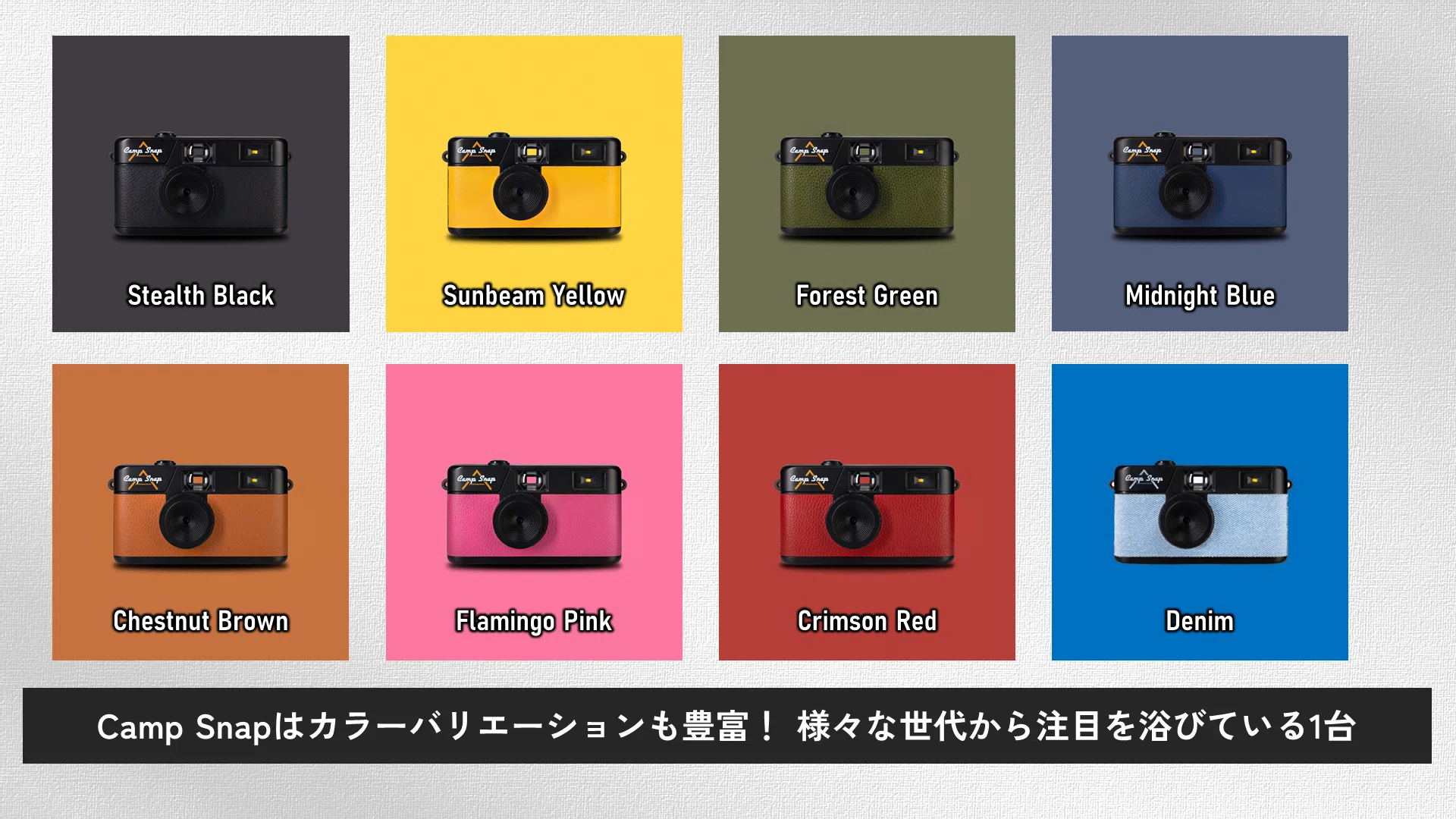 海外で話題のトイカメラ：『Camp Snap』作例集。写真家がガチで使う 