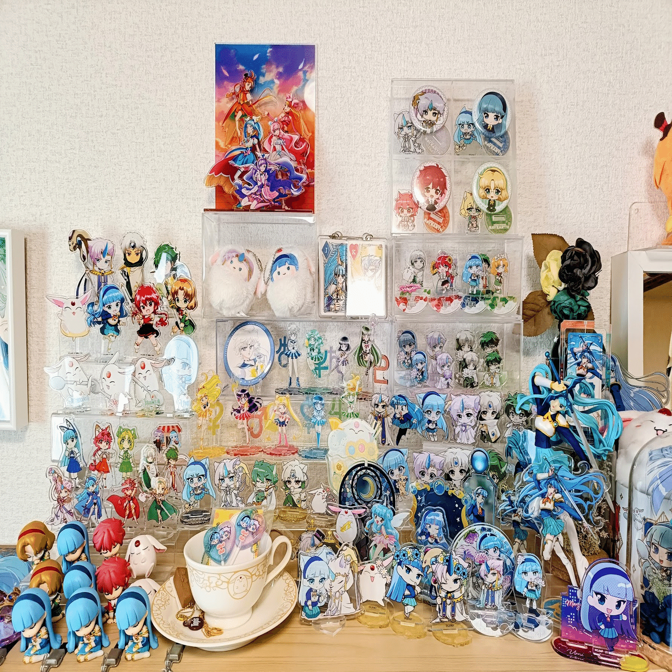 Short］オタクの片付け⑮アクスタの祭壇を大掃除✨｜一色 翼【本館