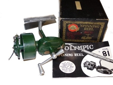 🎣オールドフィッシングタックル022 日本製初のスピニングリール